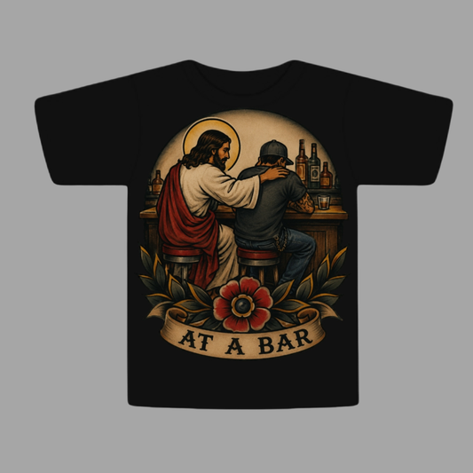 At a Bar Cropped Tee